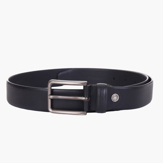 B06 Italian black leather belt