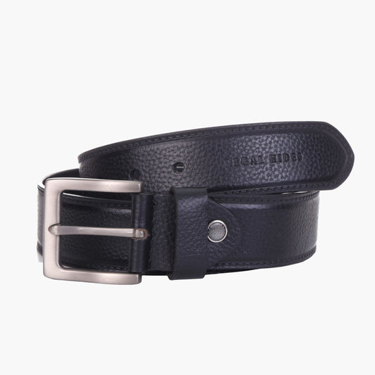 B05 NDM black leather belt