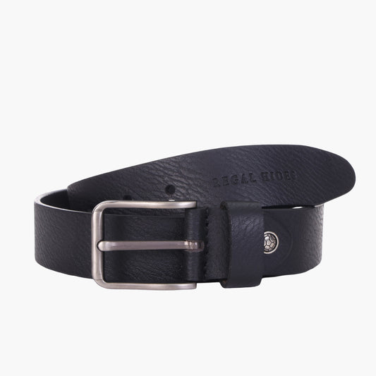 B07 Black soft leather belt
