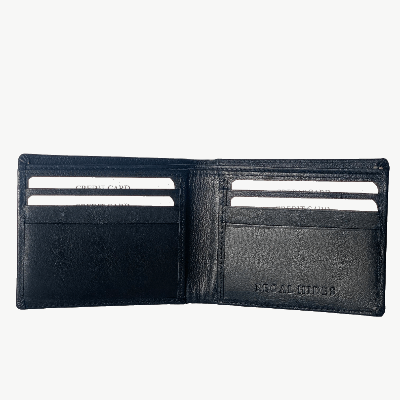 W12 Regal classics black Bi-fold Stichfree