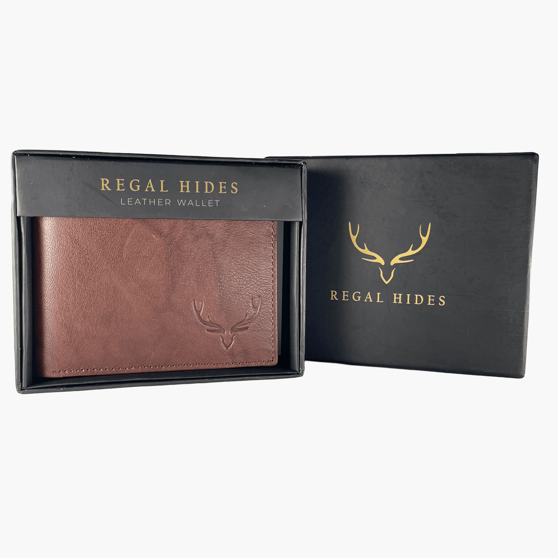 W11 Regal classics brown bi-fold