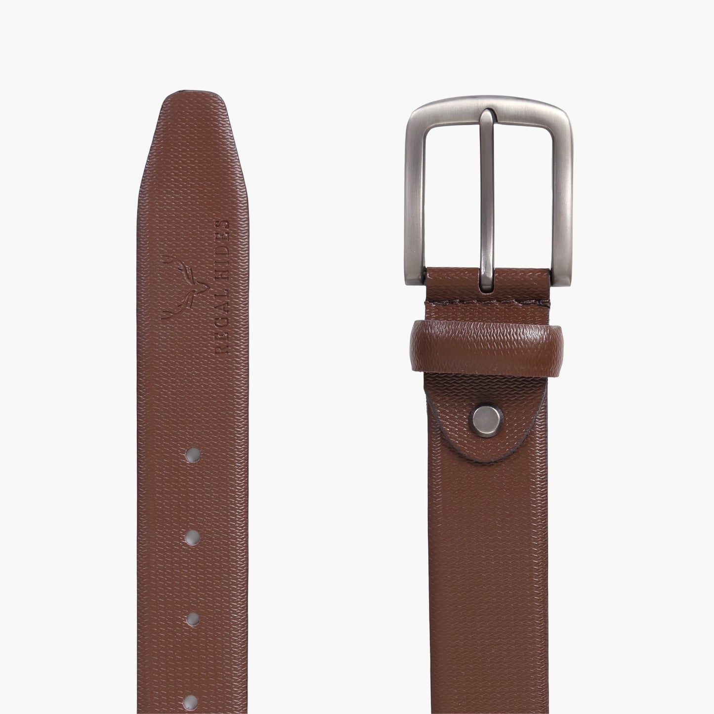 B06 Italian brown leather belt
