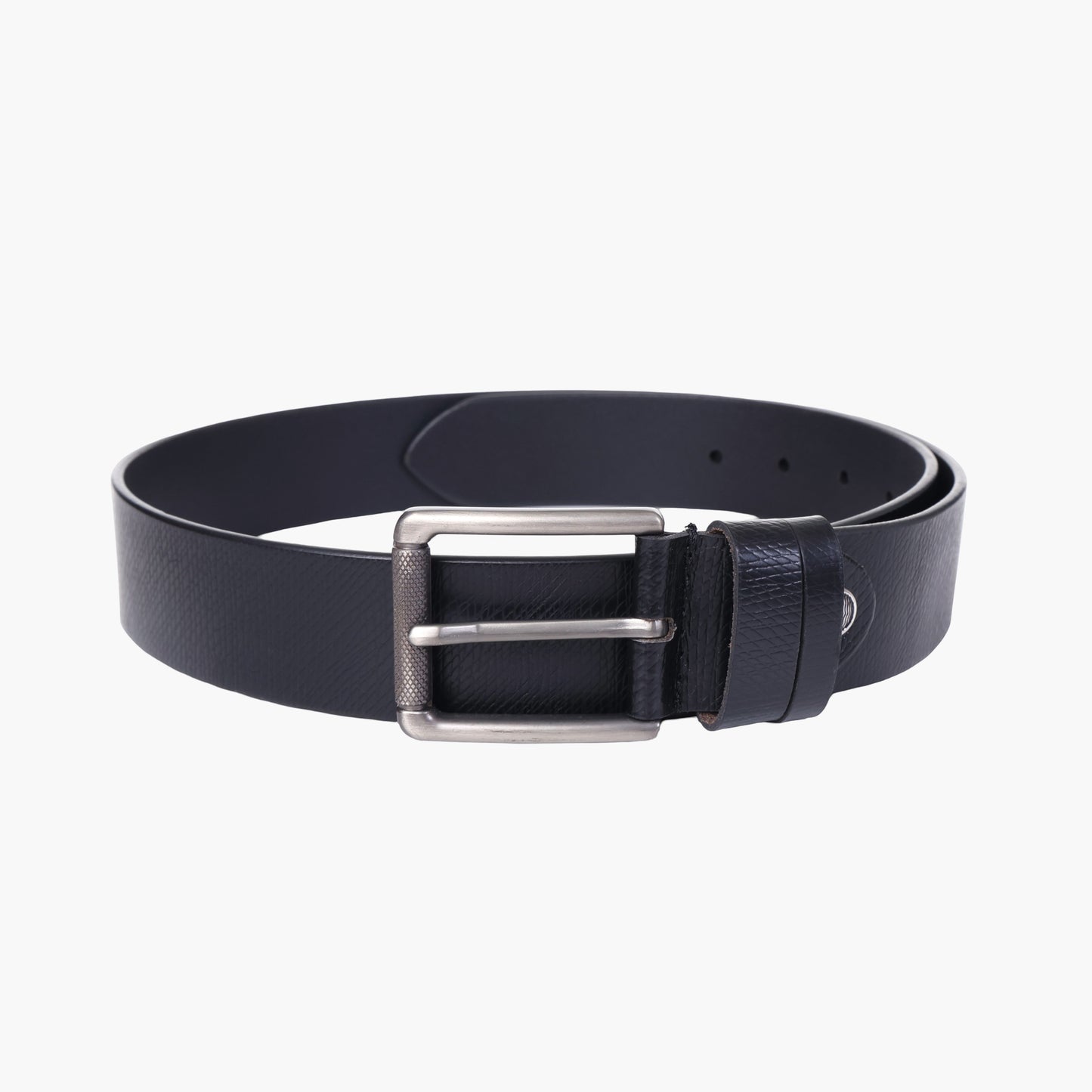 B02 Spanish textured leather belt