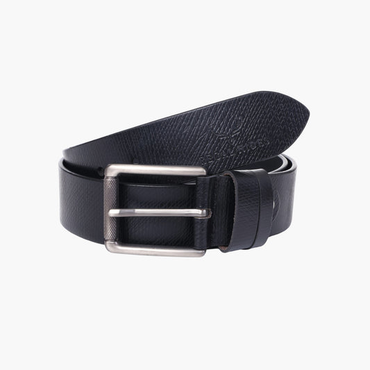 B02 Spanish textured leather belt
