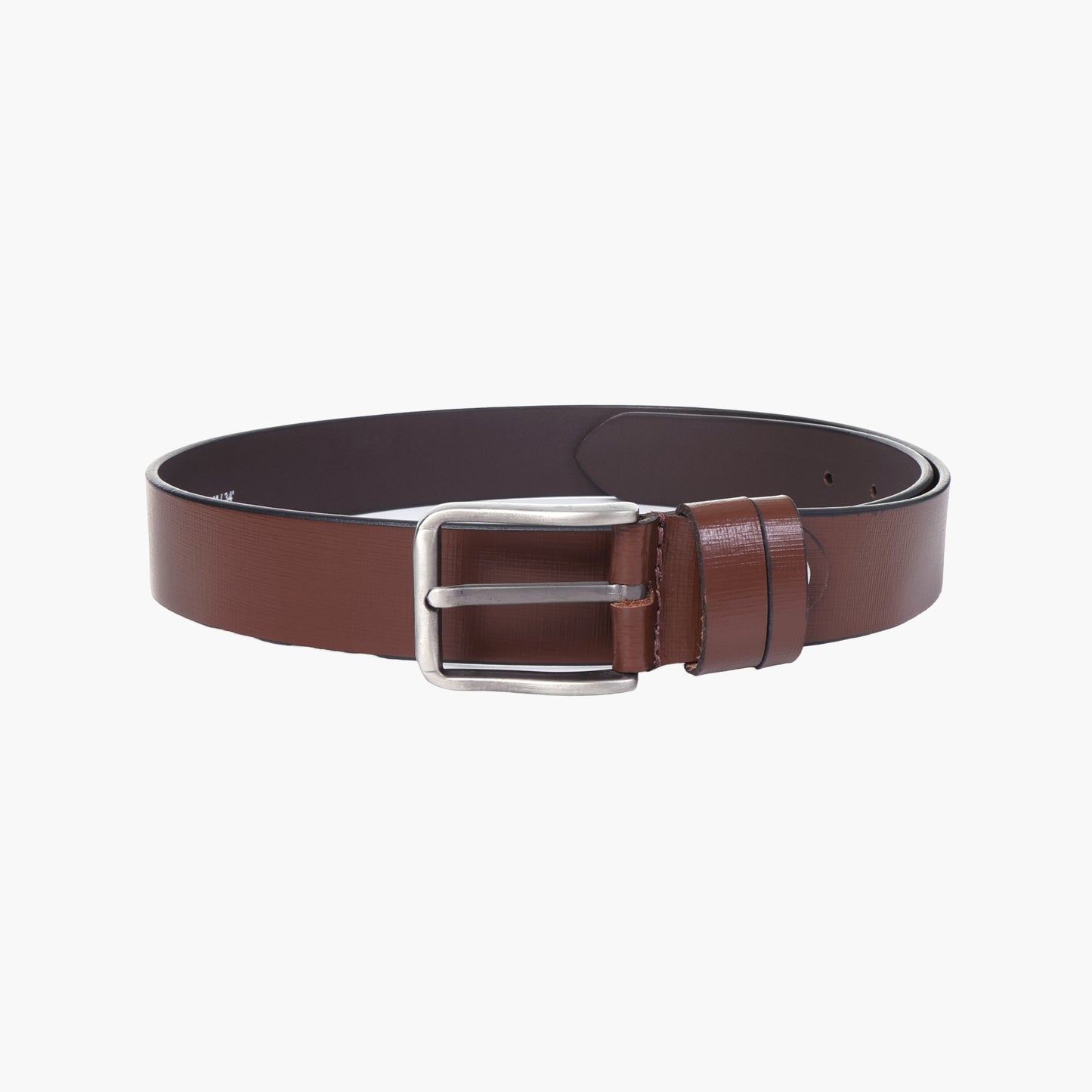 B09 Formal spanish Brown leather belt