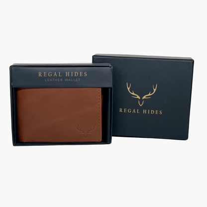 W05 Regal classics tan bi-fold